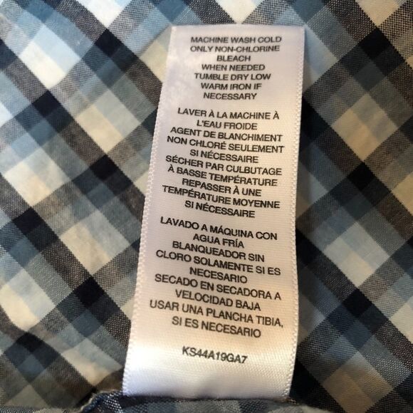 MICHAEL MICHAEL Kors Shirt Plaid Button Do… - Picture 5 of 5